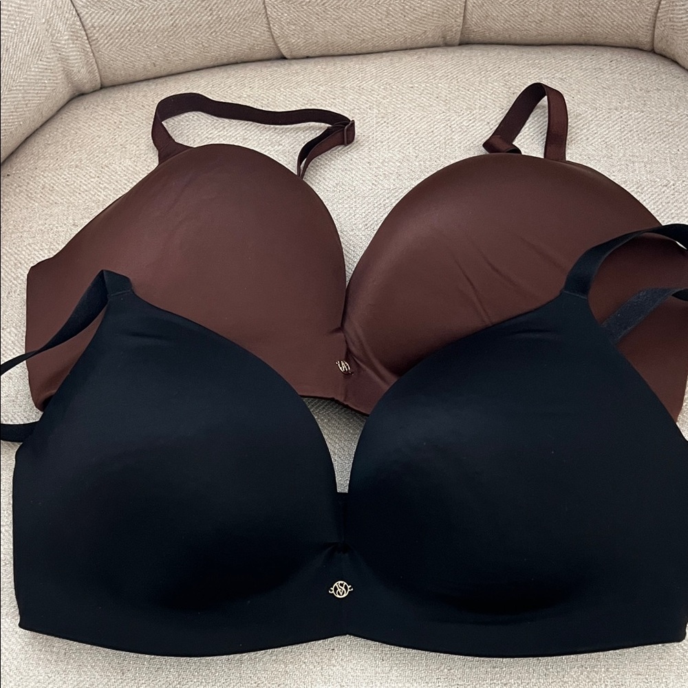 Victoria's Secret Black and Brown Bra Wireless bras